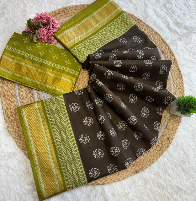 Lakhani chatai border saree surat wholesale shops